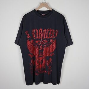 Y2K South Carolina Flea Market Shirt Black 2XL 24.5x32.5